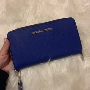 Michael Kors Electric Blue Continental Wallet